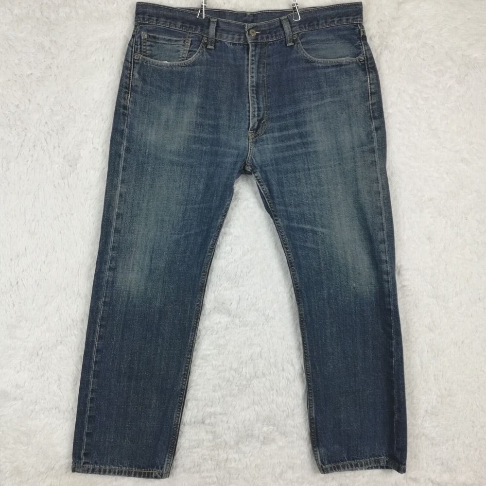 Levi's Men's Straight Jeans - Faded Blue Denim